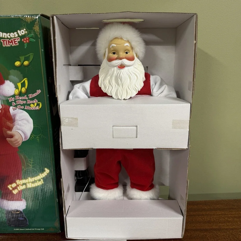 Rock A Long Santa Smart Industrial Group 1999 Excellent Condition New In Box